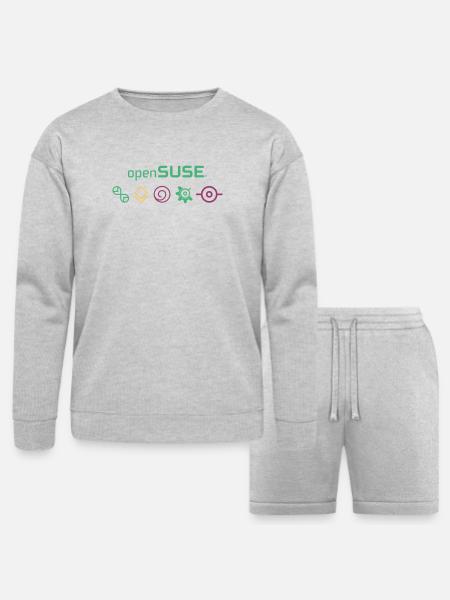 Distro Flavors - Bella + Canvas Unisex Sweatshirt & Short Set - heather gray