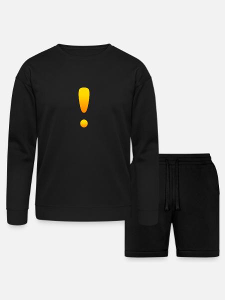 Quest - Bella + Canvas Unisex Sweatshirt & Short Set - black