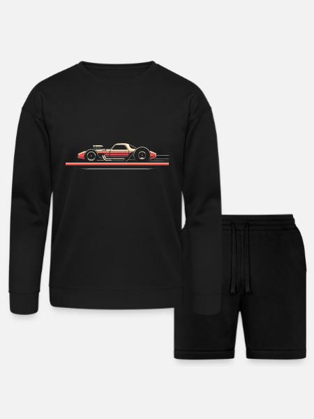 Grand Prix Speedster - Bella + Canvas Unisex Sweatshirt & Short Set - black