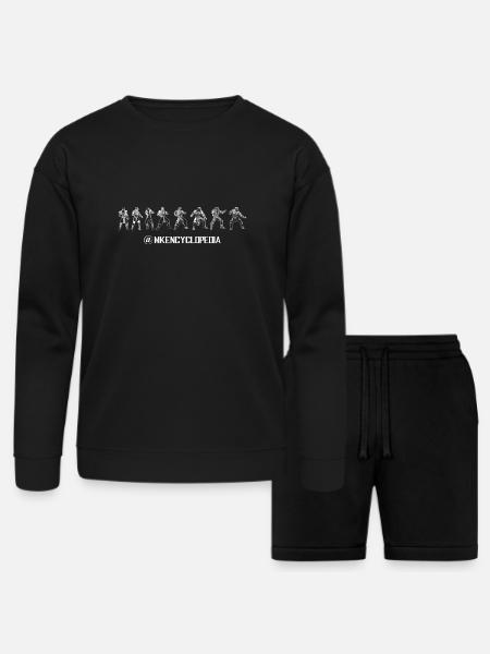 Evolution Sub Zero - Bella + Canvas Unisex Sweatshirt & Short Set - black