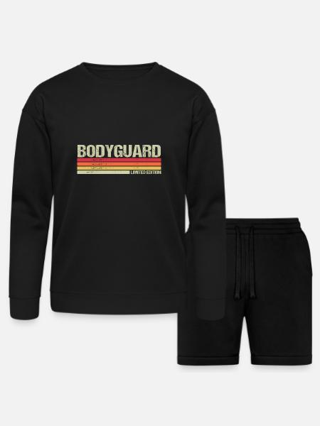 Bodyguard Limited Edition - Bella + Canvas Unisex Sweatshirt & Short Set - black