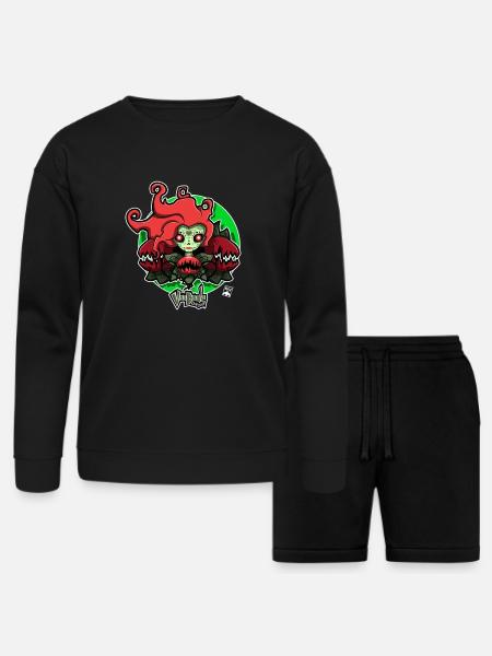 Poison Fatale - Bella + Canvas Unisex Sweatshirt & Short Set - black