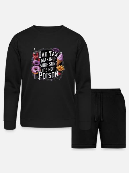 Making Poison Fathers Day - Bella + Canvas Unisex Sweatshirt & Short Set - black