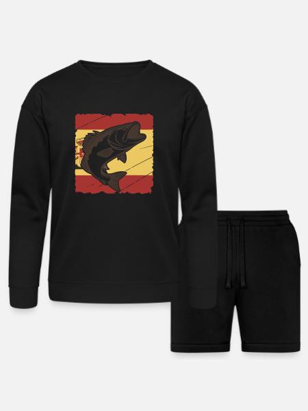 Bass of España - Bella + Canvas Unisex Sweatshirt & Short Set - black