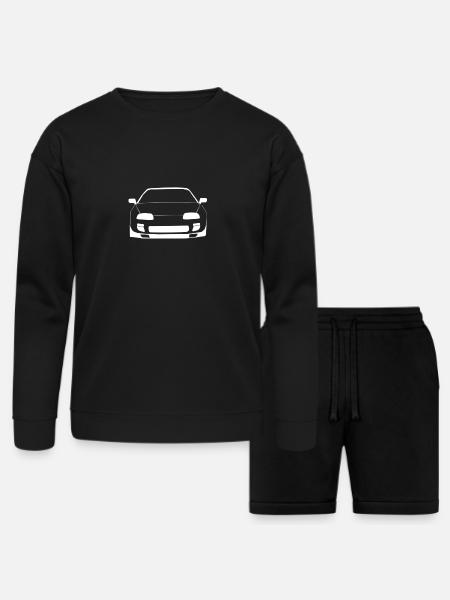 Toyota supra - Bella + Canvas Unisex Sweatshirt & Short Set - black