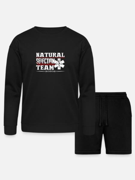 Paramedic Tshirt - Bella + Canvas Unisex Sweatshirt & Short Set - black