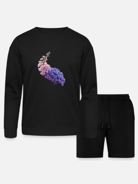 flume skin - Bella + Canvas Unisex Sweatshirt & Short Set - black