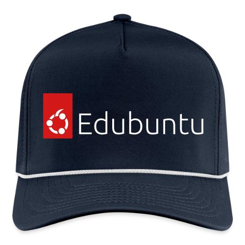 Edubuntu Logo 2023 - White - Rope Cap