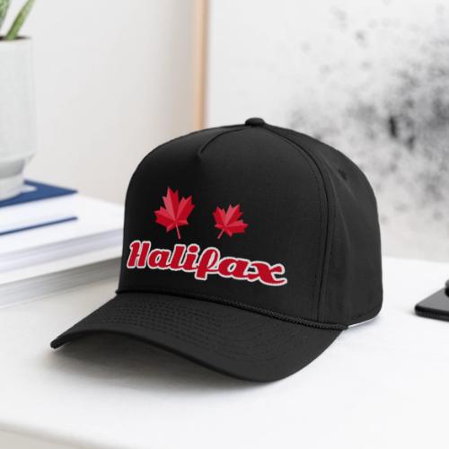 Halifax with two red maple leaves - Rope Cap