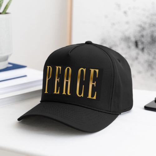 Peace in Gold - Rope Cap