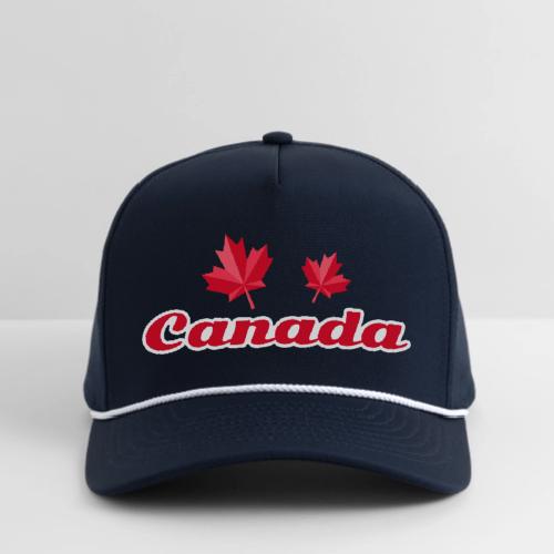 Canada with two maple leaves - Rope Cap