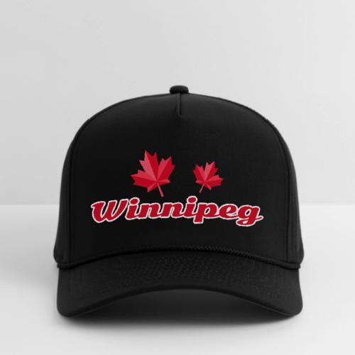 Winnipeg with two red maple leaves - Rope Cap