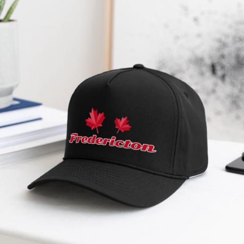 Fredericton with two red maple leaves - Rope Cap