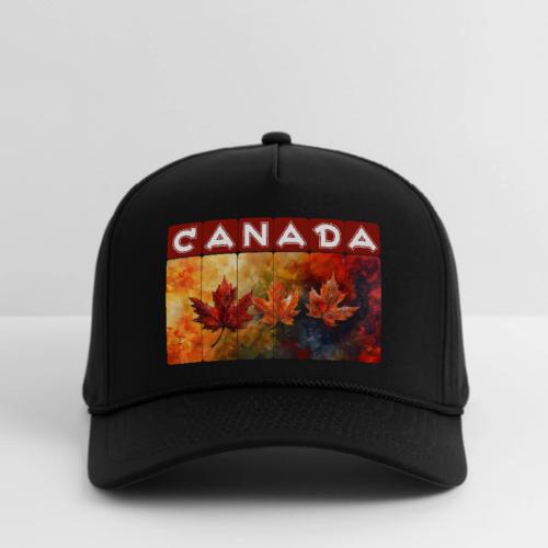 Painted Canada Leaves - Rope Cap