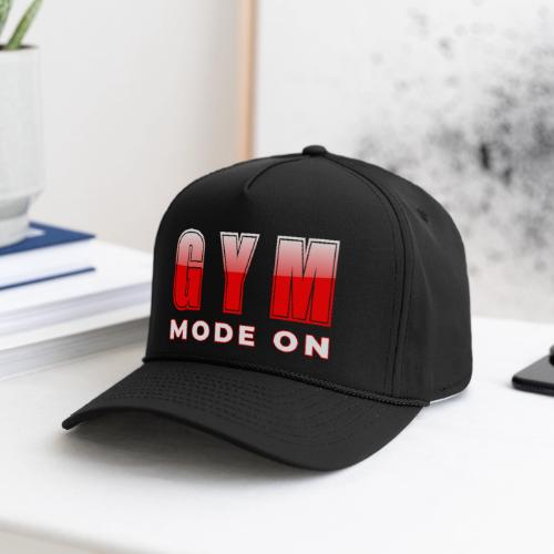 Gym Mode On Fitness Typography Design - Rope Cap
