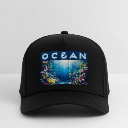 Ocean: Neon Reef Glow - Rope Cap