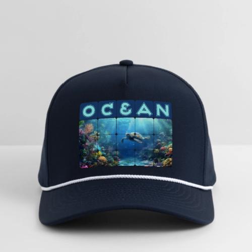 Ocean: Turtle Drift - Rope Cap