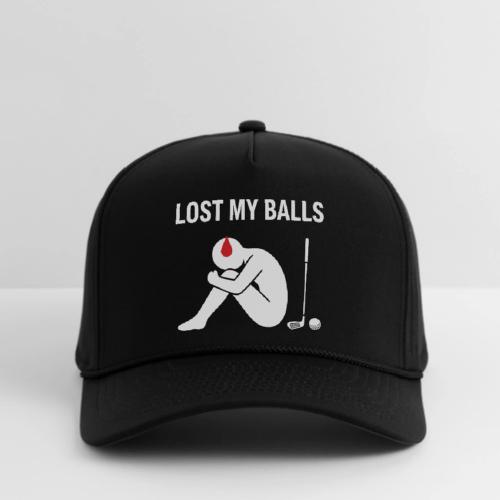 Lost My Balls Rude Humor Golfer Quote - Rope Cap