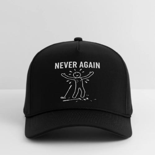 NEVER AGAIN - Broken Club Golf Tee - Rope Cap