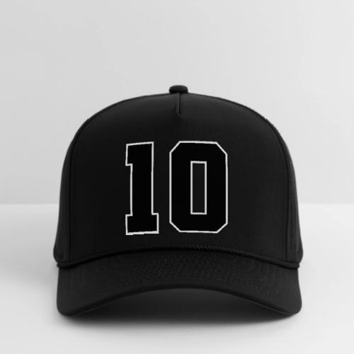 Varsity Number 10 Athletic Design - Rope Cap