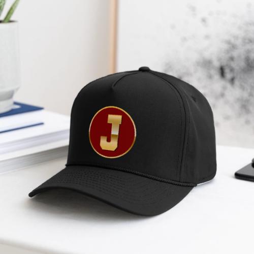 Letter J – Capital Varsity Alphabet Monogram - Rope Cap