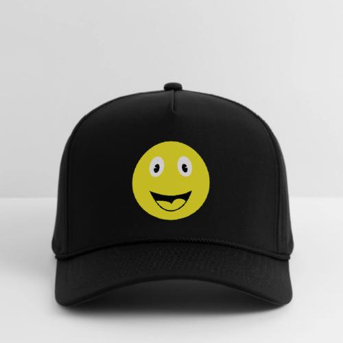 Yellow Happy Face Print - Rope Cap