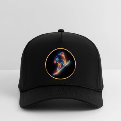Golden Neon Snowboard - Rope Cap