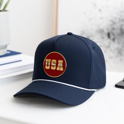 Golden USA Seal - Rope Cap