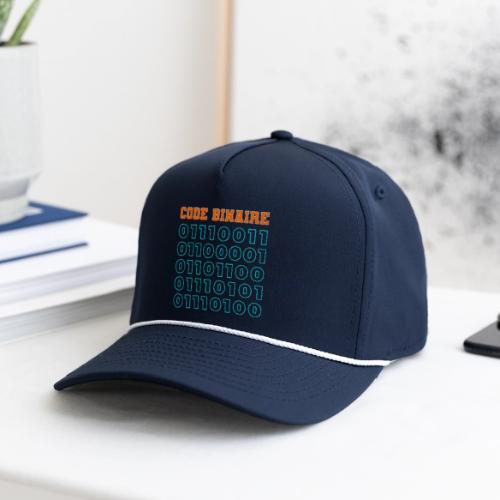 Hi in binary code - Rope Cap