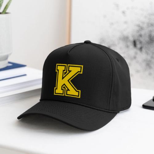 Letter k – Capital Athletic Alphabet Monogram - Rope Cap