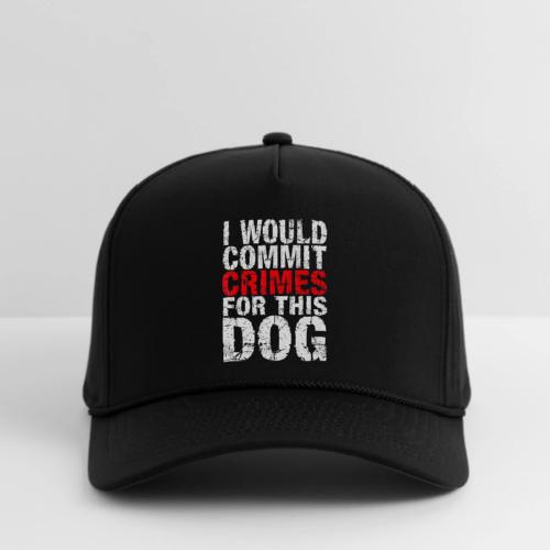 Id Commit Crimes for This Dog Funny Tee - Rope Cap