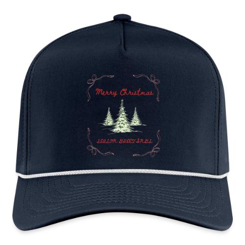 Beautiful Green Christmas Tree Graphic - Rope Cap
