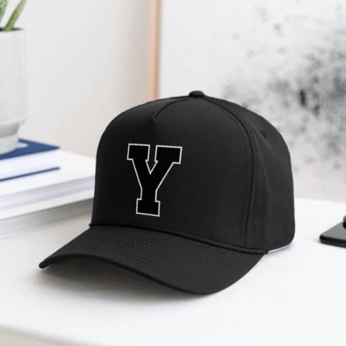 Varsity Letter Y Collegiate Alphabet Art - Rope Cap