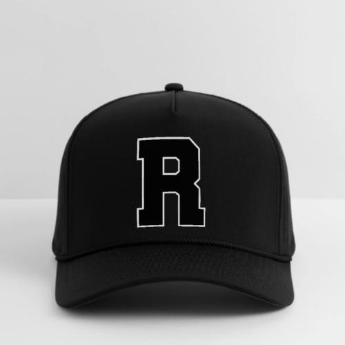 Varsity Letter R Athletic Monogram - Rope Cap