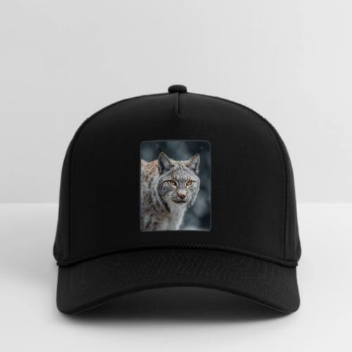 Lynx Portrait Piercing Eyes Design - Rope Cap