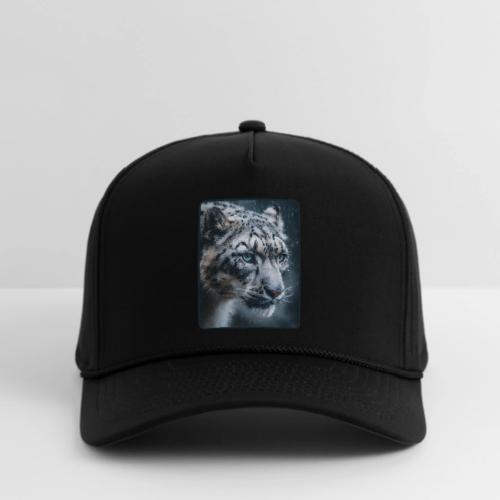 Snow Leopard Blue Eyes Design - Rope Cap