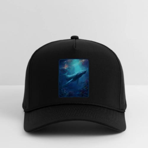 Humpback Whale Ocean Reef Design - Rope Cap