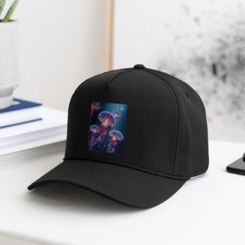 Glowing Jellyfish Deep Sea Design - Rope Cap