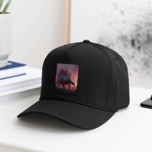 Stegosaurus Sunset Forest Design - Rope Cap
