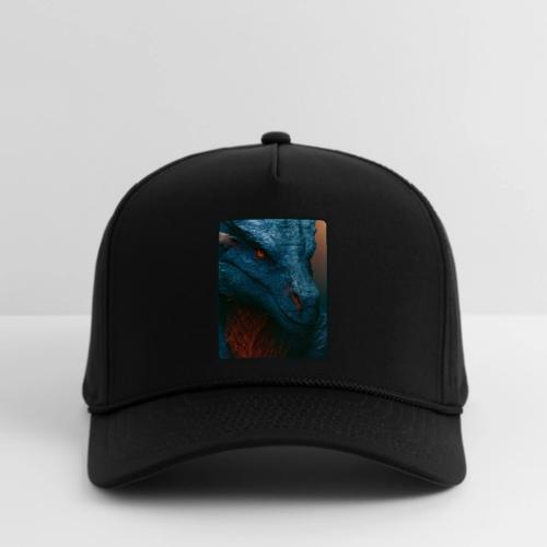 Turquoise Dragon Fire Eye Design - Rope Cap
