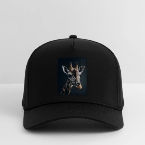 Majestic Giraffe Artistic Portrait Design - Rope Cap