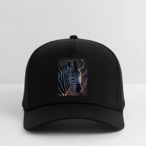 Majestic Zebra Sunset Portrait Design - Rope Cap