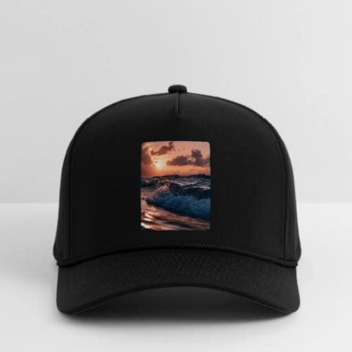 Golden Sunset Ocean Wave - Rope Cap