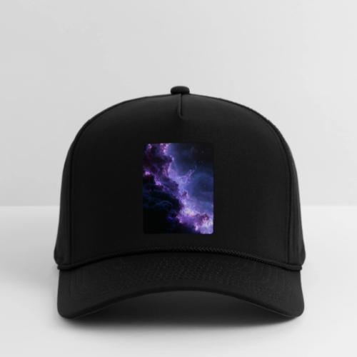 Purple Nebula Space Design - Rope Cap