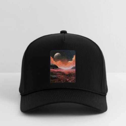 Moonlit Fantasy Flower Landscape - Rope Cap