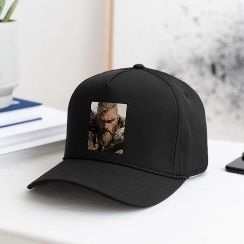 Fierce Viking Warrior Portrait - Rope Cap