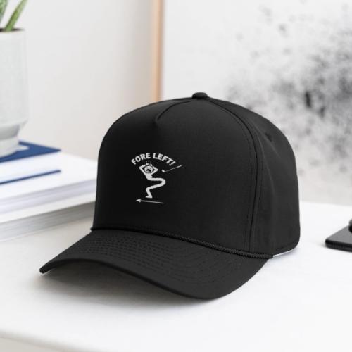 FORE LEFT! - Golf Gag Gift Tee for Men - Rope Cap