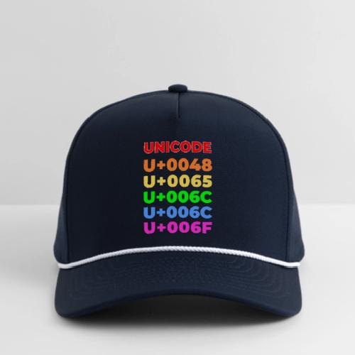 Hello, in unicode - Rope Cap