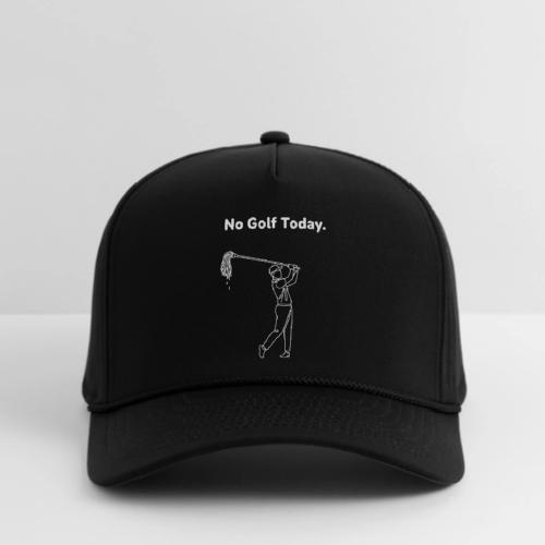 No Golf Today Funny Broom Swing Quote - Rope Cap