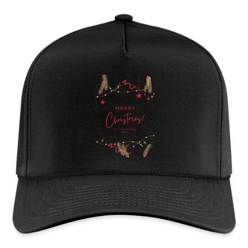 Merry Christmas Typography Design - Rope Cap